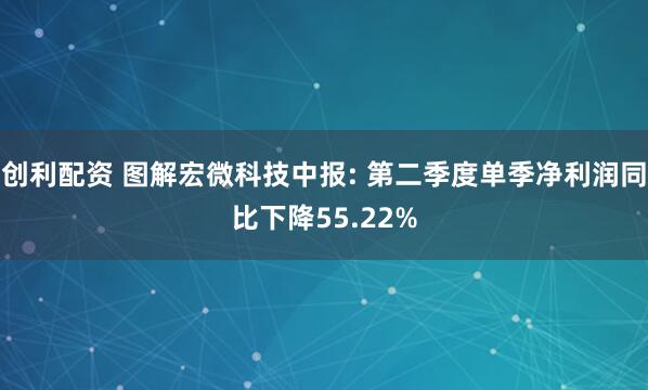创利配资 图解宏微科技中报: 第二季度单季净利润同比下降55.22%